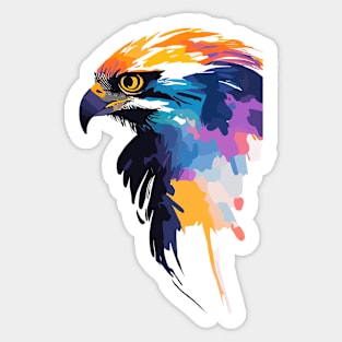 Eagle Bird Wild Nature Animal Colors Art Sticker